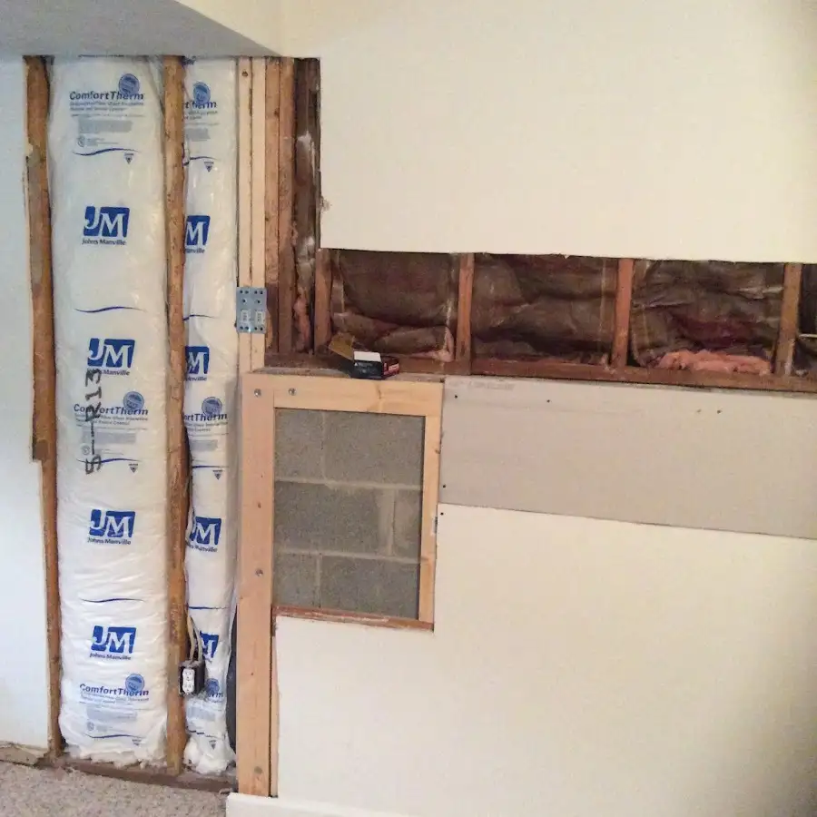 Wall insulation replacement during Structural Drying in Manchester